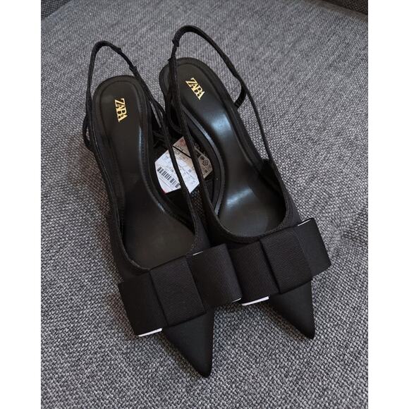 ZARA Embellished Slingbacks NWT - Picture 11 of 16